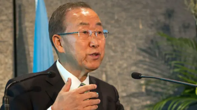 بان کي مون هیله ښودلې، چې دواړه نوماندان باید پر خپلو ژمو ودرېږي او د هېواد واک په سوله ییز ډول ولېږدول شي.