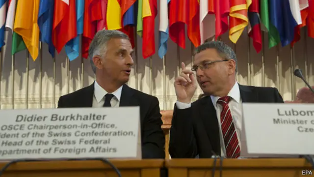 رئيس منظمة الأمن والتعاون الأوروبي قال إن طائرات المنظمة بدون طيار ستشارك في مراقبة الهدنة.