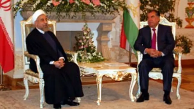 حسن روحانی و امامعلی رحمان