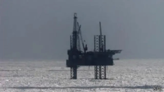 Plataforma en el Mar del Norte