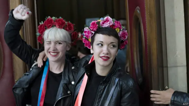 Ativistas do Femen (AFP)