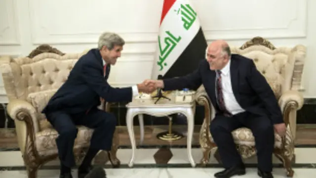 امریکی وزیر خارجہ نے دولتِ اسلامیہ کے خلاف اتحاد کی حمایت حاصل کرنے لیے مشرق وسطیٰ کا چار روزہ دورہ کیا