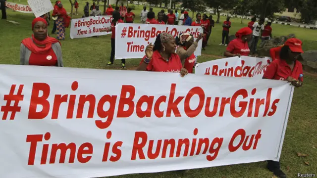 बोको हराम के ख़िलाफ़ प्रदर्शन
