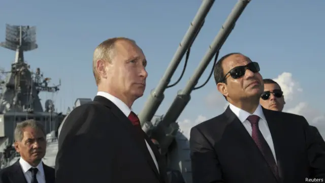 Владимир Путин и Абдель Сиси