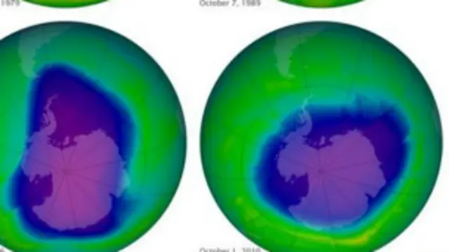 اوزون کی تہہ میں براعظم انٹار کٹیکا کے عین اوپر بننے والا سوراخ بھی ہر سال بڑھنا رک گیا ہے۔