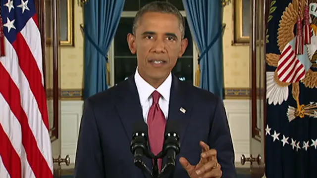 ښاغلي اوباما وویل چې "اسلامي دولت" "اسلامي" ډله نه ده ځکه "هیڅ مذهب د بې ګناه وګړو وژل روا نه ګڼي".