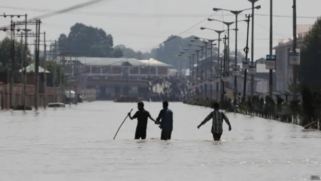 भारत प्रशासित कश्मीर में बाढ़