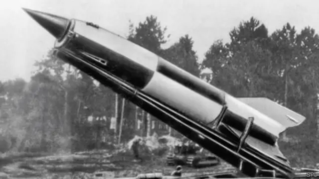 كانت صواريخ "في تي" تنطلق من منصات متحركة نحو أهداف أوروبية من بينها مدينة لندن