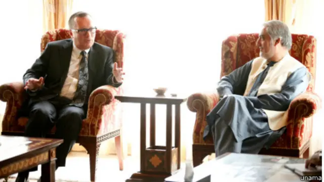 آقای عبدالله دو روز پیش اعلام کرد که مذاکرات سیاسی نیز به "بن‌بست" رسیده است