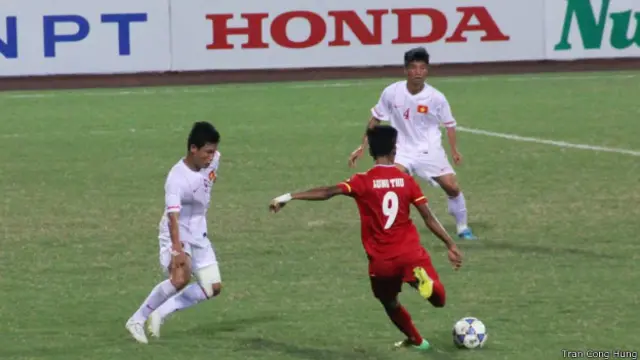 Dù thua nhưng Myanmar vẫn thể hiện đẳng cấp của một đội bóng chuyên nghiệp và chững chạc