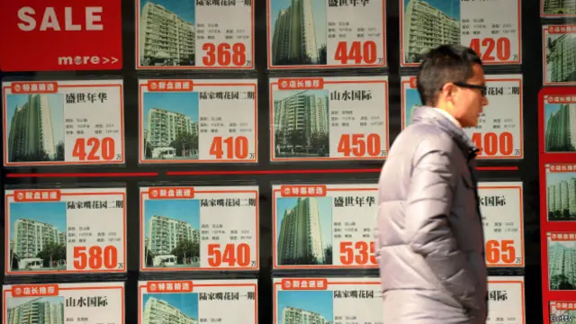 Agencia inmobiliaria en China.