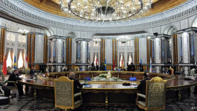 Shanghai Cooperation Organisation هغه نړيوال سازمان دی چې د څو هېوادونو له خوا د امنيتي ملګرتيا په هيله جوړ شوی دی.