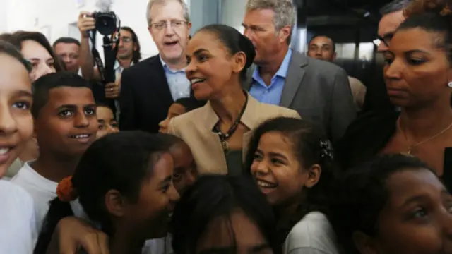 Marina Silva em campanha / Crédito: Reuters