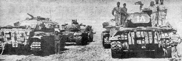 असल उत्तर युद्ध में टैंक