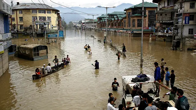 श्रीनगर में बाढ़