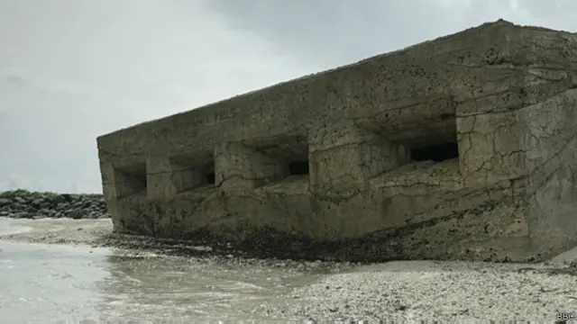 Forte do governo filipino em Pagasa / Crédito: BBC