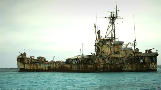 Barco Fantasma dos filipinos / Crédito: BBC