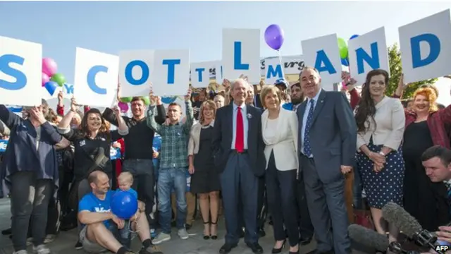 ’ہاں‘ کمپین ایڈنبرا میں زوروں پر ہے۔ 