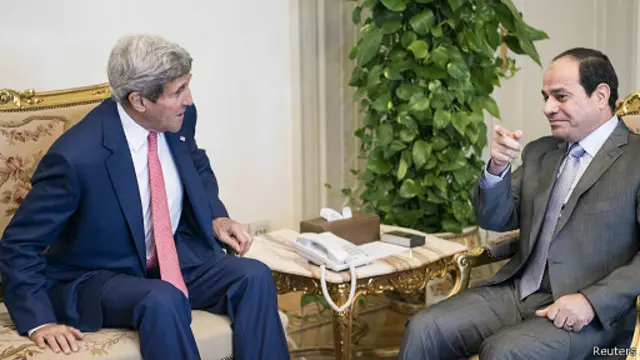 كانت القاهرة آخر محطة لكيري في زيارته للشرق الأوسط