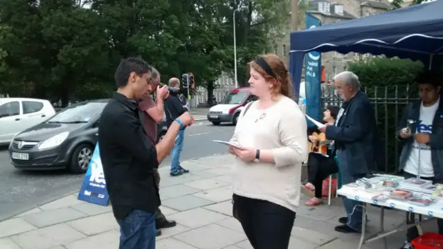 蘇格蘭公投前的最後一個周末