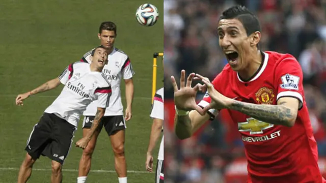 迪玛利亚与皇马前锋C罗是密友