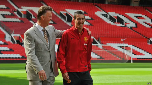 Van Gaal con Di María