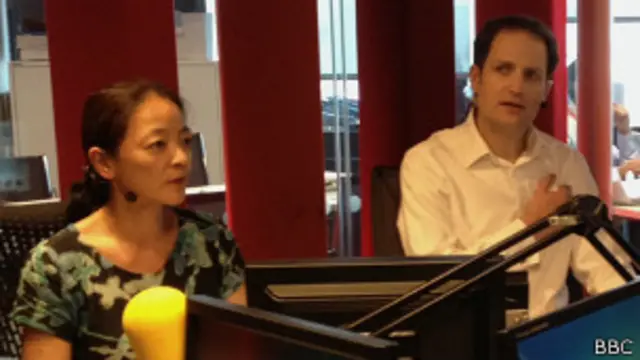 Sarah Wang và Nick Ericsson của BBC chủ trì thảo luận