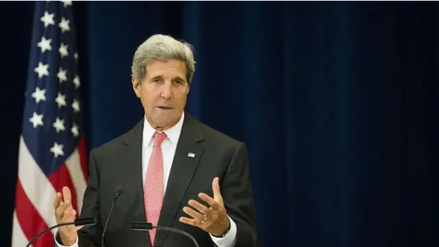 جان کیری نے دولت اسلامیہ کے خلاف اتحاد بنانے کے لیے مشرق وسطیٰ کا دورہ کیا