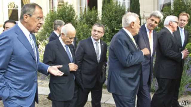 وزرای خارجه شماری از کشورها در نشست پاریس