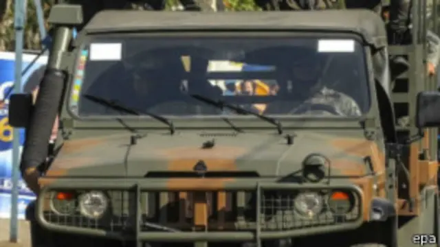 Soldados en Rio de Janeiro