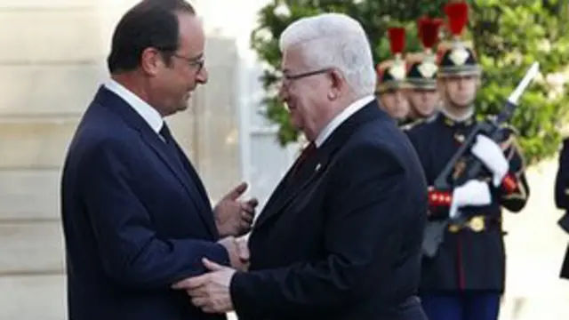 روسای جمهور عراق و فرانسه