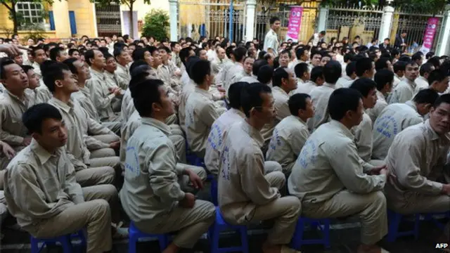 Centro de reabilitação de drogas no Vietnã / Crédito: AFP