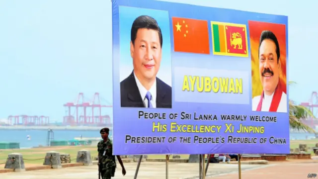 中國國家主席習近平周二（16日）將抵達科倫坡進行訪問