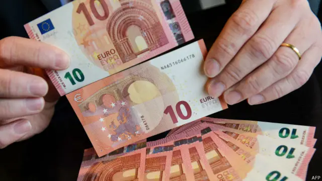 Банкноты евро