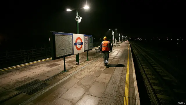 Ночной работник лондонского метро