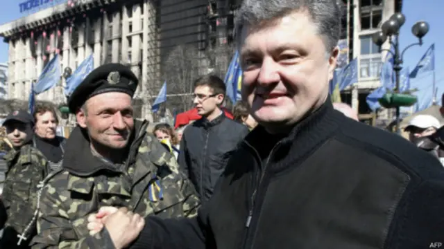Poroshenko on Maidan