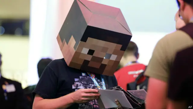 Игрок в Minecraft