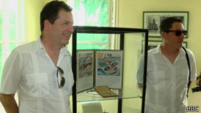 John y Patrick Hemingway visitaron la casa de su abuelo en Cuba junto a científicos marinos.