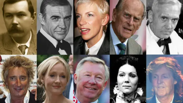 Galería de posibles escoceses famosos