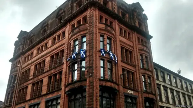 格拉斯哥街頭(BBC中文網記者威克攝)