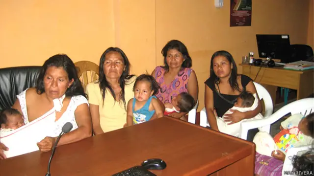 Viudas de los líderes asesinados en Perú 