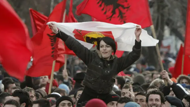 Косовары получили независимость в 2008 году