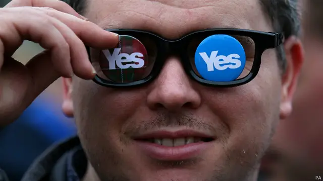 स्कॉटलैंड की आज़ादी का एक समर्थक