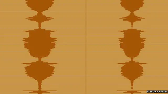 Rekaman suara karya seniman Alison Carlier ini meraih hadiah £8,000.