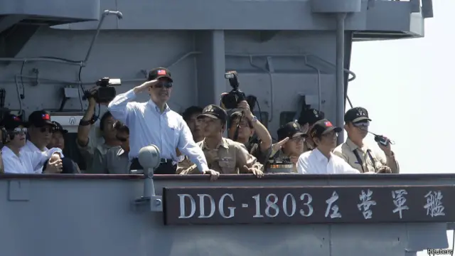 从本周一开始汉光30号演习,是台湾军队每年例年的大规模实弹军事演习。