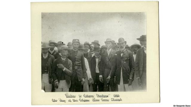 Visitantes da Estação, Paracuru, Ceará, Sir Benjamin Stone/Biblioteca de Birmingham