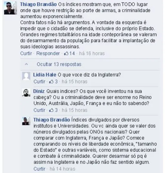 Tema gerou debate acalorado entre leitores da BBC Brasil no Facebook