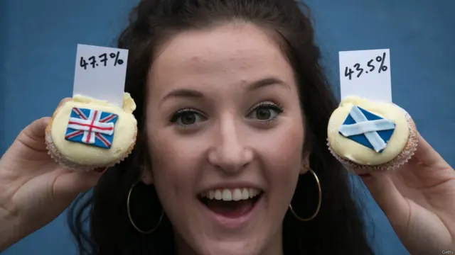 苏格兰举行是否独立的公民投票前夕最后的宣传攻势