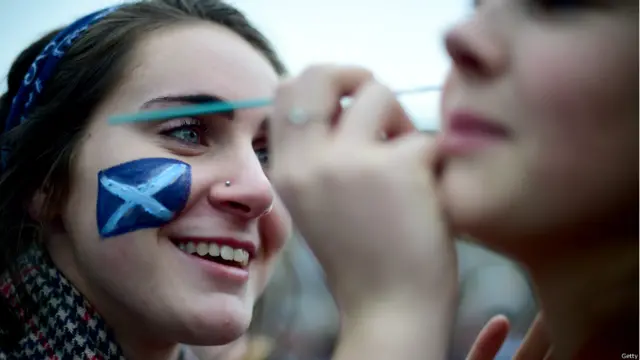 苏格兰举行是否独立的公民投票前夕最后的宣传攻势