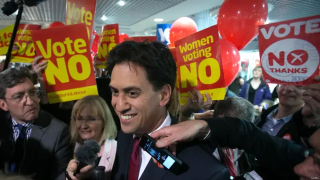 苏格兰举行是否独立的公民投票前夕最后的宣传攻势